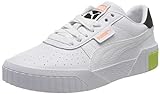 PUMA Damen Cali WN's Sneakers, Weiß White/NRGY Peach, 36 EU