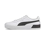 PUMA Damen Carina L Sneaker, White White Black Silver, 36 EU