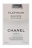 Chanel Egoiste Platinum Homme/Men, Eau de Toilette, Vaporisateur/Spray, 1er Pack (1 x 50 ml)