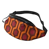 OUCSSDLTD Geometrische Sechseck-Gürteltasche für Herren und Damen, verstellbare Hüfttasche mit Kopfhörer-Hüfttasche, siehe abbildung, As Shown