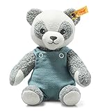 Steiff 242373 GOTS Paco Panda - 26 cm - Kuscheltier für Babys – grau/weiß, 143 g
